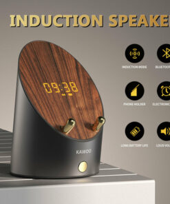 Wooden Speaker Smart Induction Speaker Phone Holder