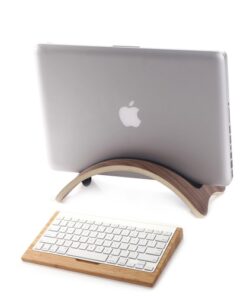 Bent Wood Macbook Holder