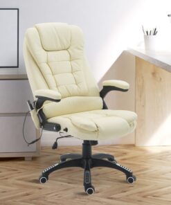 HOMCOM Massage Chair Office Computer Executive Ergonomic Heated