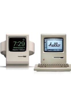 Classic Macintosh Apple Watch series Charger Holder Stand