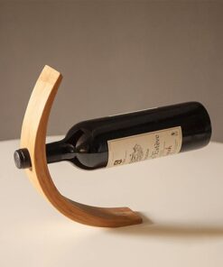 Gravity Bamboo Bottle Holder