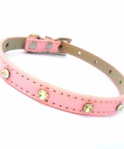 Baby Diamante Collar - Pink