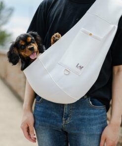 Lof Neoprene Pet Sling Carrier - Secure & Stylish Travel for Small