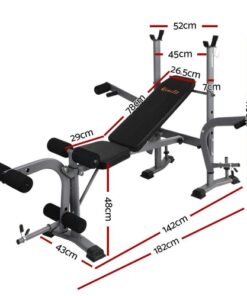 Everfit Weight Bench 8 in 1 Bench Press Adjustable Home Gym Station