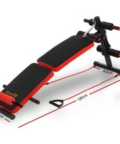 Everfit Weight Bench Sit Up Bench Press Foldable Home Gym Equipment