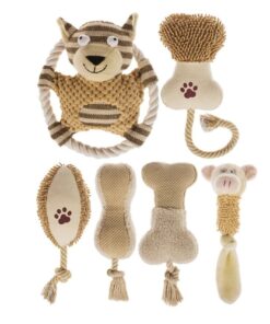 Fast shipping 6-Pack Adorable Dog Plush Toys Set