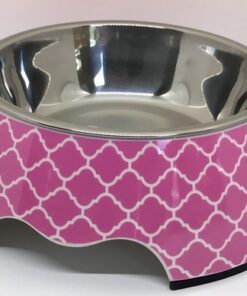 Cutesy Pink Medium Size Dog Bowl