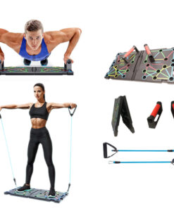 9 in 1 Push Up Rack Board System Fitness Workout Train Gym Exercise