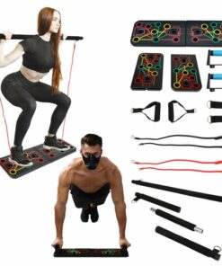 9 in 1 Push Up Rack Board System Fitness Workout Train Gym Exercise