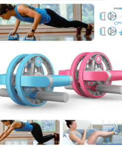 Multifunctional Abdominal Wheel Pull Strap Gym Fitness Training Set