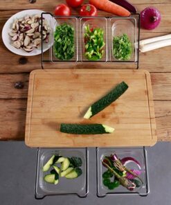 Extensible Bamboo Cutting Board Set Eco-friendly