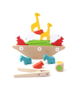 Wooden Blocks Balance Animal Game Toys for Children Montessori