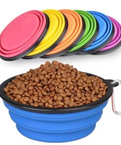 COLLAPSIBLE SILICONE TRAVEL PET BOWL