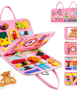 Montessori Toddler Busy Board,Autism Sensory Toys Educational Activity
