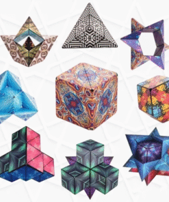 3D Changeable Magnetic Magic Cube For Kids Puzzle Cube Antistress Toy