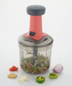 Vegetables Chopper, Push Chopper with 3 Blades for Choping or Cutting