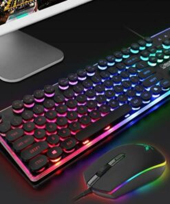 Dragon LED Backlight Gaming USB Wired Keyboard Mouse Set