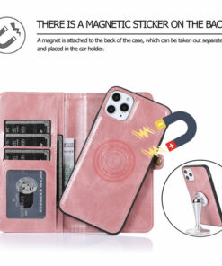 Magnetic Card Holder Wallet Case for iPhone