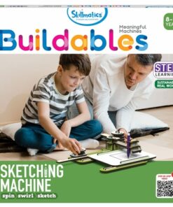 Skillmatics Buildables Sketching Machine - DIY STEM Kit For Kids to
