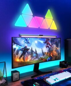 10-Pack Modular Triangle Smart Wall Light