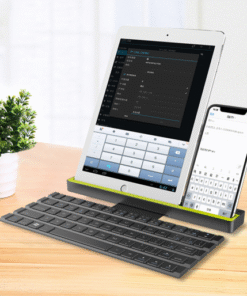 Outdoor Office Portable Folding Wireless Reel Keyboard